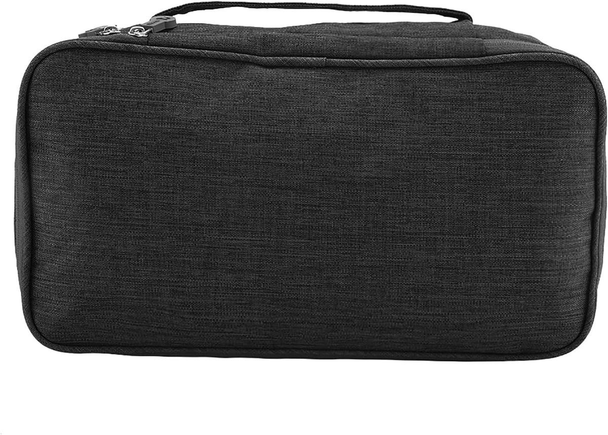 Milltrip Travel Underwear Bag, Waterprof Portable Storage Case with Multiple Layers & Pockets for Bras, Socks, Underwear, USB Cables, Compact Travel Bra (Gray)