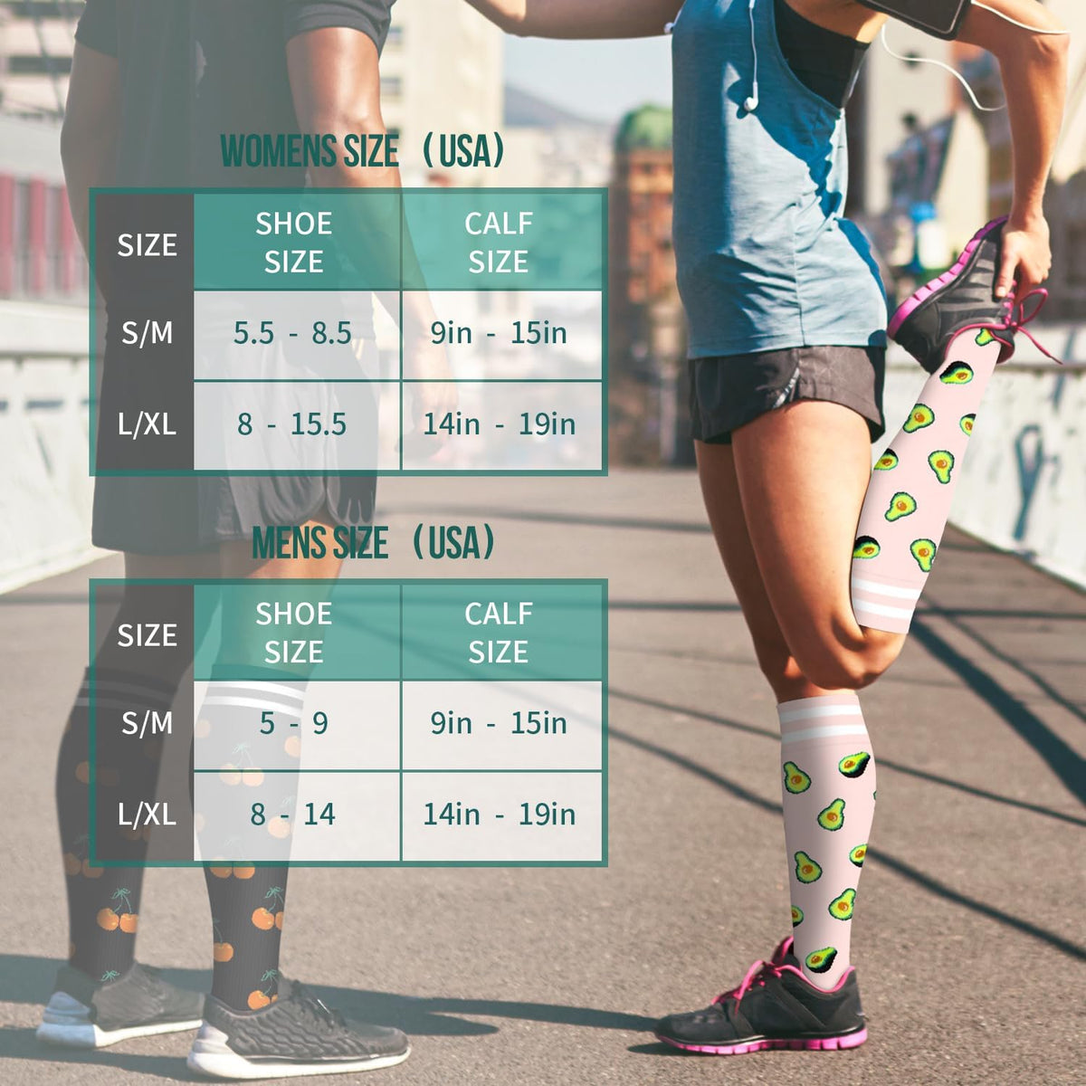 Laite Hebe 3 Pack Medical Compression Sock-Compression Sock For Women and Men Circulation -Best for Running,Nursing,Athletic Sports
