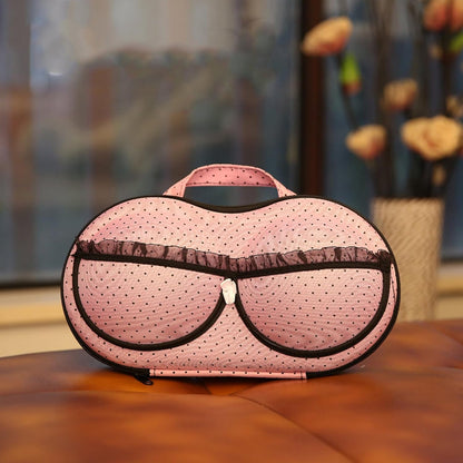 Travel Organizer Bra and Underwear Zip Bag，Portable Bra Storage Case with Net Traveling Lingerie Organizer Bag for Luggage Women Bras Bikin (Leopard print)