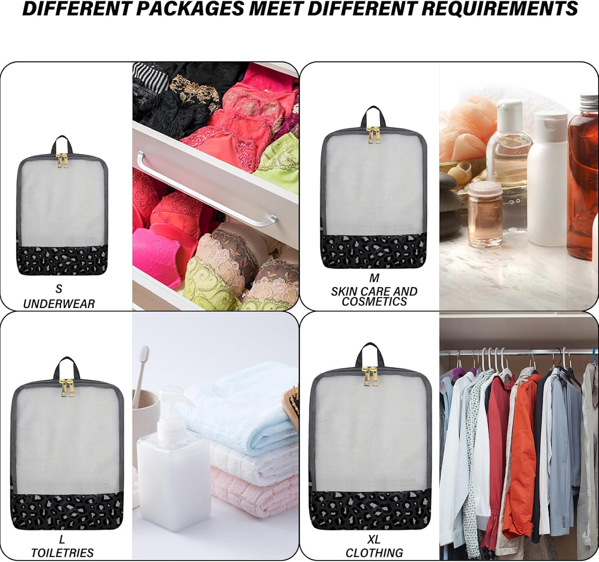 Packing Cubes for Kids 7 Set Travel Luggage Organizers for Suitcase Travel Accessories with Shoe Bag for Women Girls Cute Aesthetic Art-Green Dinosaur