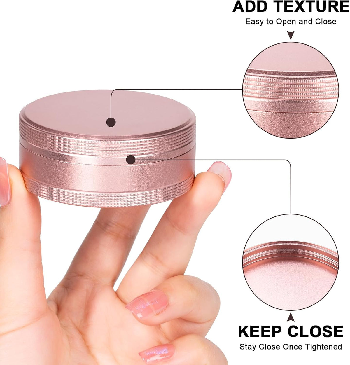 SOBABIDO Premium Metal Pill Case, Small Travel Pill Box with 2 Compartments