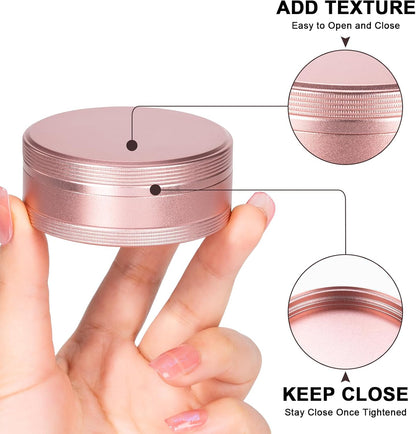 SOBABIDO Premium Metal Pill Case, Small Travel Pill Box with 2 Compartments