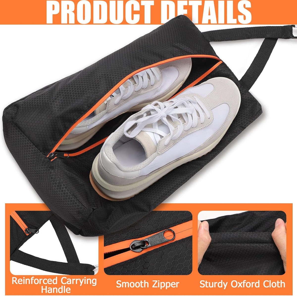 Golf Shoes Bag, Smell-Proof & Waterproof Cleat Bag for Travel