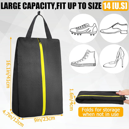 Golf Shoes Bag, Smell-Proof & Waterproof Cleat Bag for Travel