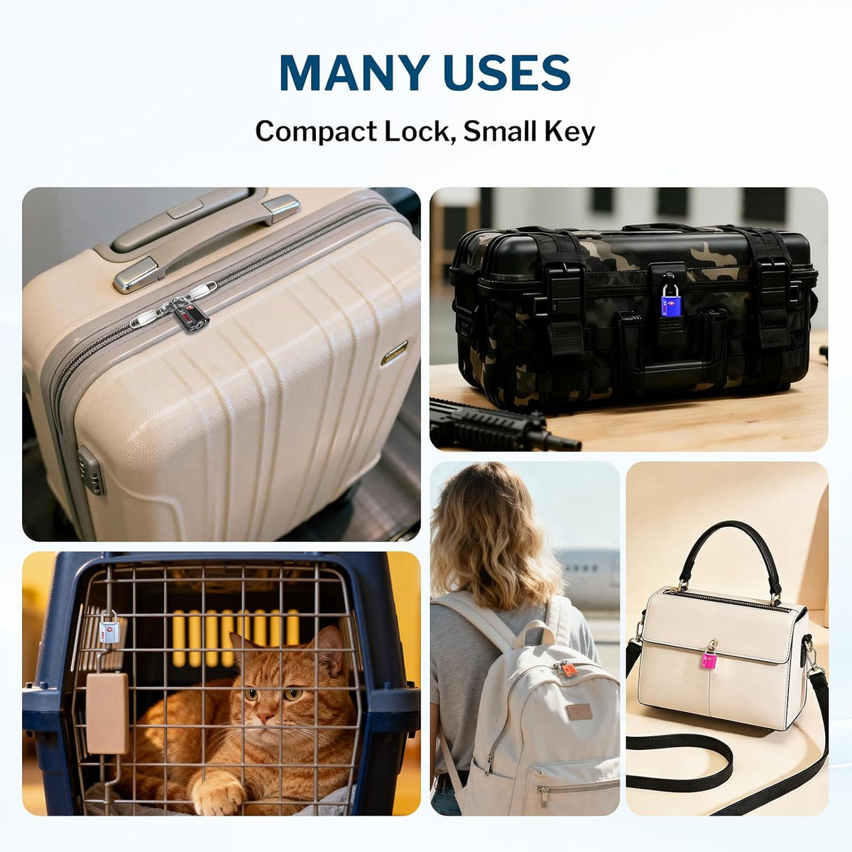 OX 1'' Wide 1.8'' Tall, TSA Approved Luggage Locks: Key Locks for Travel. Ultra Secure Dimple Key Travel Locks Alloy Body. for Luggage, Backpack, Small Toolbox and More. Black.