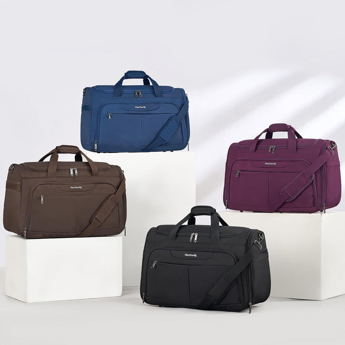 Small Underseat Carry On Luggage Bags for Travel with 10 Pockets.