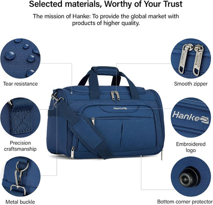 Small Underseat Carry On Luggage Bags for Travel with 10 Pockets.