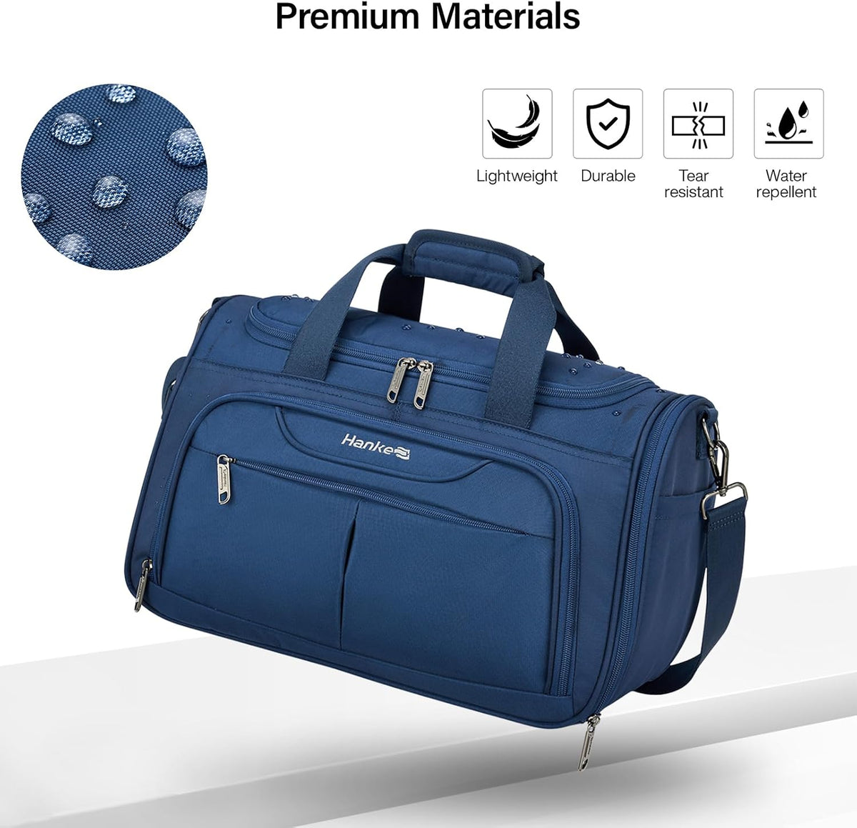 Small Underseat Carry On Luggage Bags for Travel with 10 Pockets.