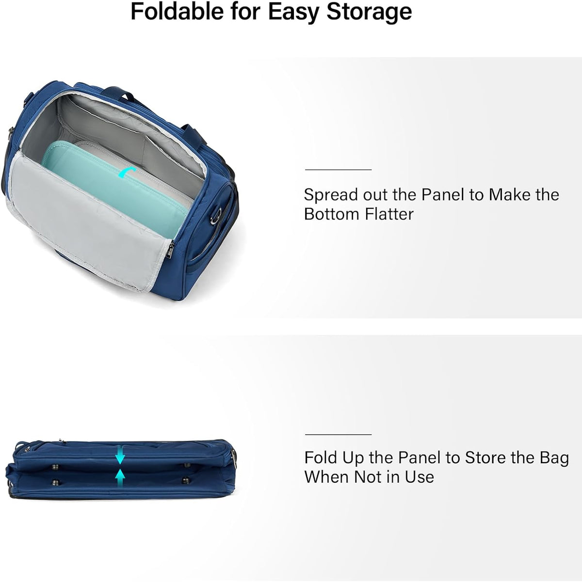 Small Underseat Carry On Luggage Bags for Travel with 10 Pockets.