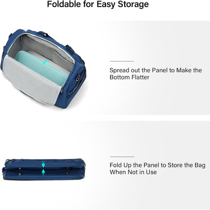 Small Underseat Carry On Luggage Bags for Travel with 10 Pockets.