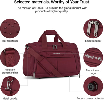 Small Underseat Carry On Luggage Bags for Travel with 10 Pockets.