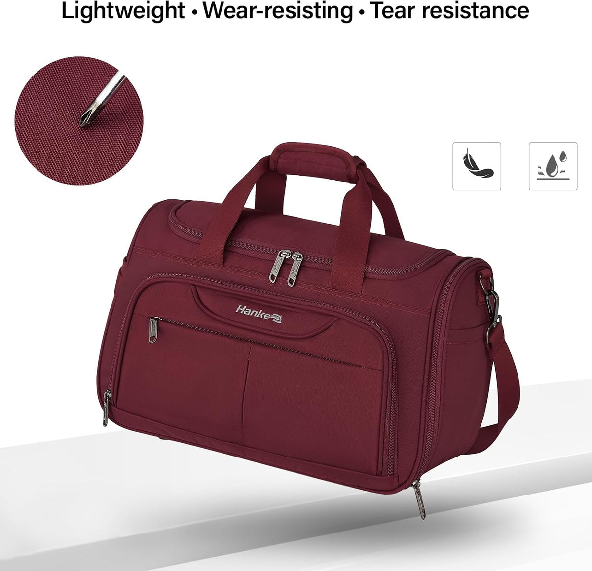 Small Underseat Carry On Luggage Bags for Travel with 10 Pockets.