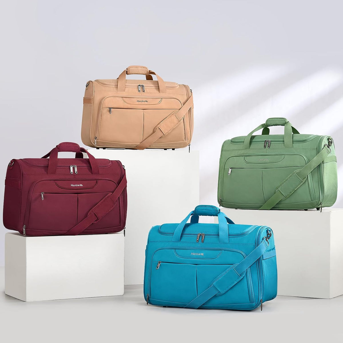 Small Underseat Carry On Luggage Bags for Travel with 10 Pockets.