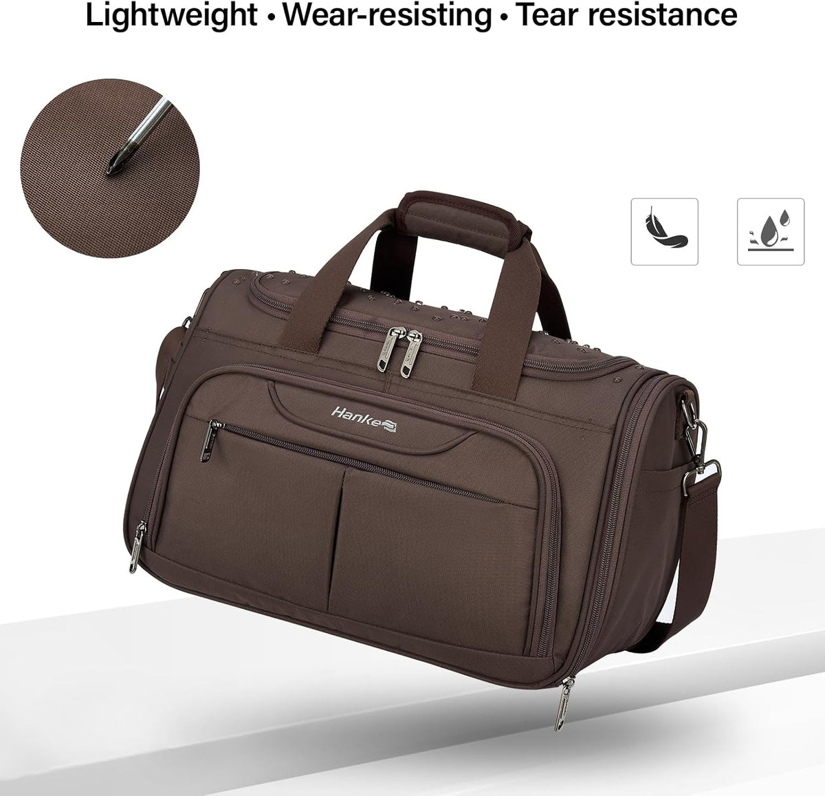 Small Underseat Carry On Luggage Bags for Travel with 10 Pockets.
