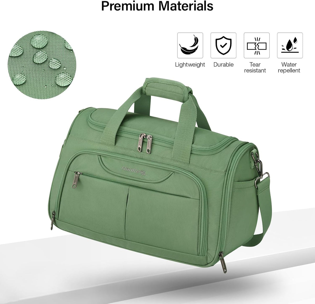 Small Underseat Carry On Luggage Bags for Travel with 10 Pockets.