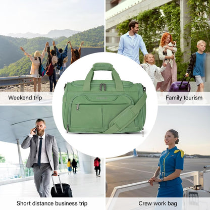 Small Underseat Carry On Luggage Bags for Travel with 10 Pockets.