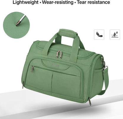 Small Underseat Carry On Luggage Bags for Travel with 10 Pockets.