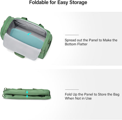 Small Underseat Carry On Luggage Bags for Travel with 10 Pockets.