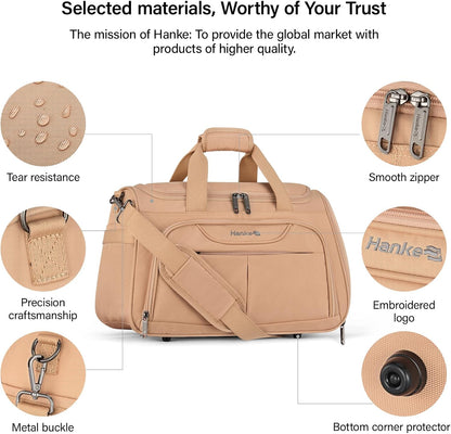 Small Underseat Carry On Luggage Bags for Travel with 10 Pockets.