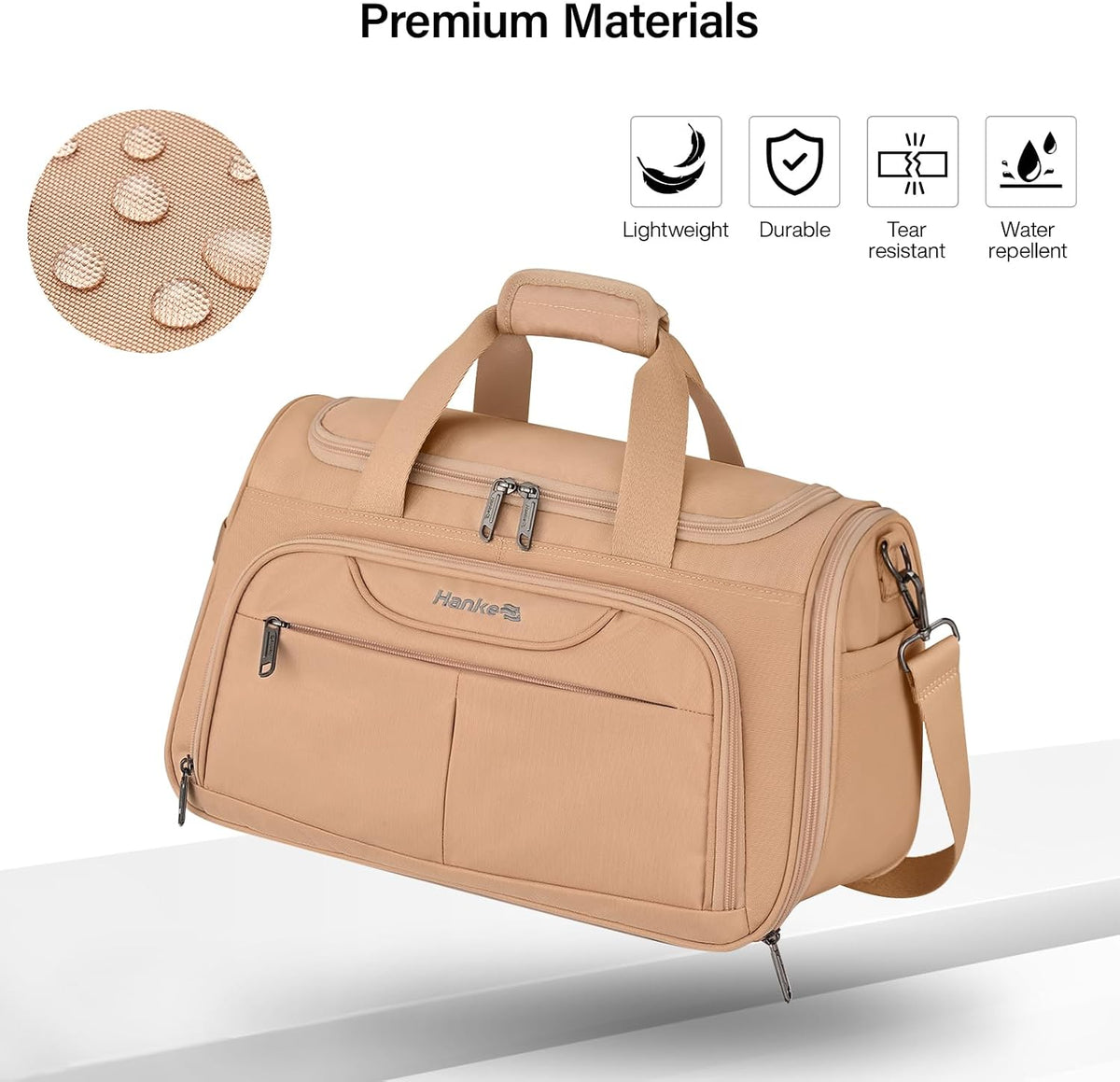 Small Underseat Carry On Luggage Bags for Travel with 10 Pockets.