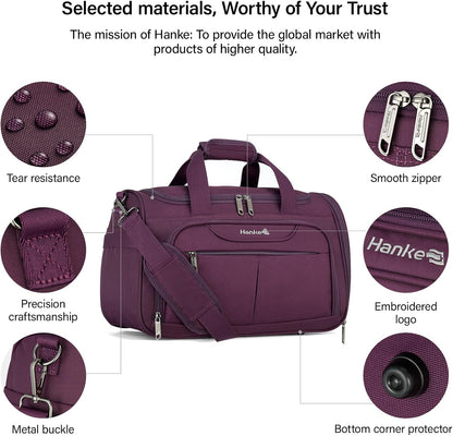Small Underseat Carry On Luggage Bags for Travel with 10 Pockets.