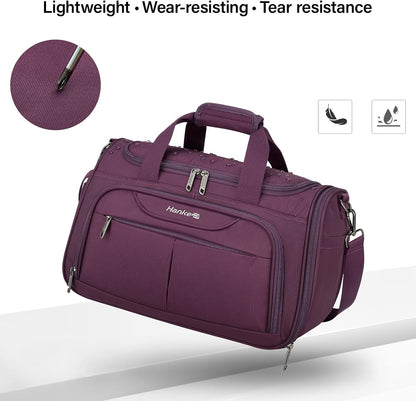 Small Underseat Carry On Luggage Bags for Travel with 10 Pockets.