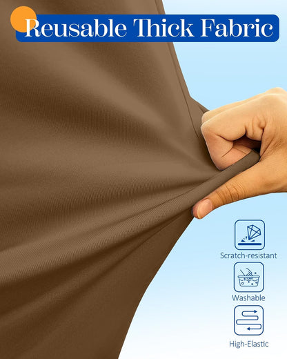 Luggage Cover for Suitcase Tsa Approved Protector - Luggage Sleeve Suit Case Cover Travel Stretch Large Baggage Case Protective Washable Fit 21-23 Inch Brown