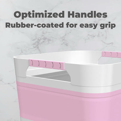 GIMWA 2.6 Gal Collapsible Baby Bottle Wash Basin with Drain Plug
