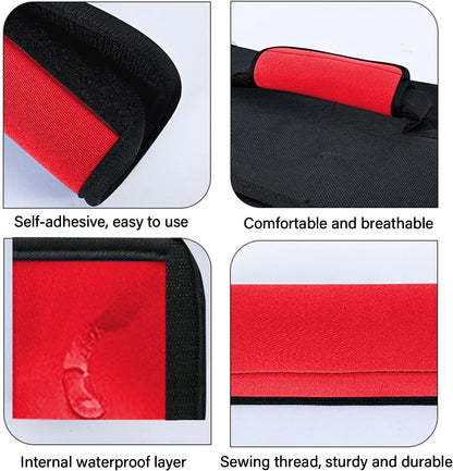2 Pack Luggage Handle Wraps for Suitcase, Bright Color Comfort Soft Handle Covers (Orange)