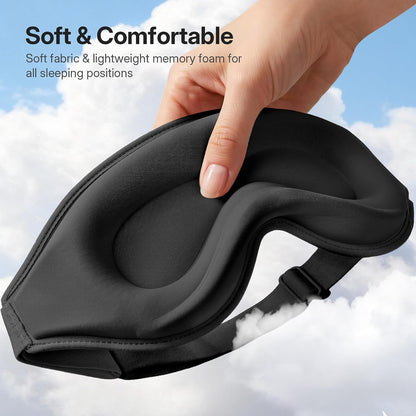 Sleep Mask for Lash Extension, Blackout Sleeping Mask for Women Men