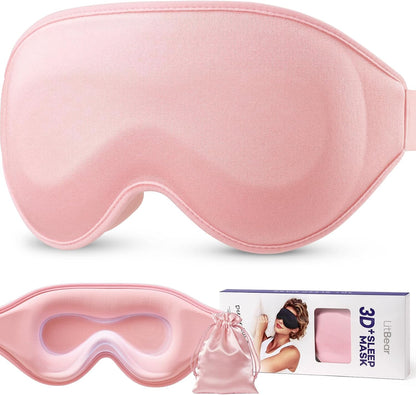 Sleep Mask for Lash Extension, Blackout Sleeping Mask for Women Men