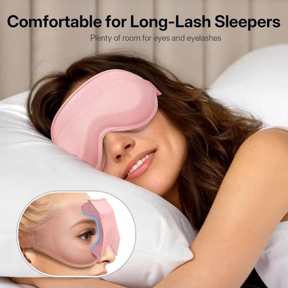 Sleep Mask for Lash Extension, Blackout Sleeping Mask for Women Men