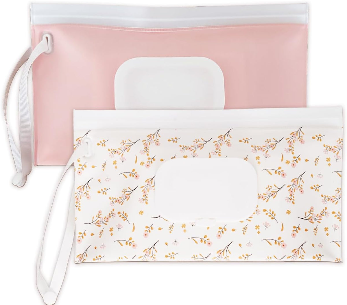 Baby wipes dispenser，portable baby wipes holder for outdoor, Refillable baby wipes container, on the go wet wipe pouch for travel, resuable wipes dispenser for hiking (sage)