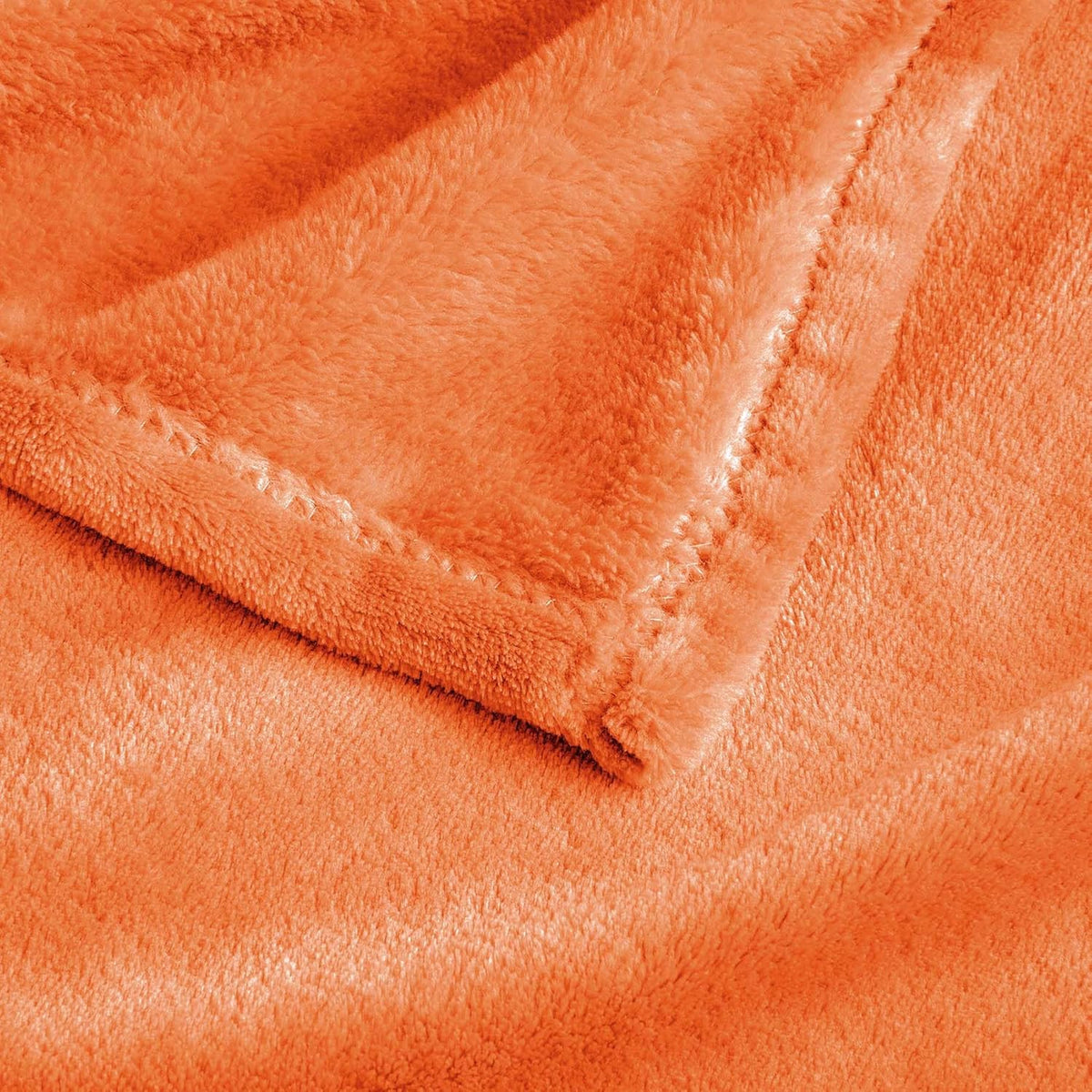 Fleece Blanket Soft Plush Throw for Couch Black 50"x60" - Colors A