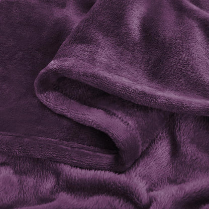 BEDELITE Fleece Blanket Black Throw Blankets for Couch & Bed, Luxury Plush Cozy Fuzzy Blanket 50x60 inches, Super Soft Warm Lightweight Throw Blanket for Travel Camping - Colors B