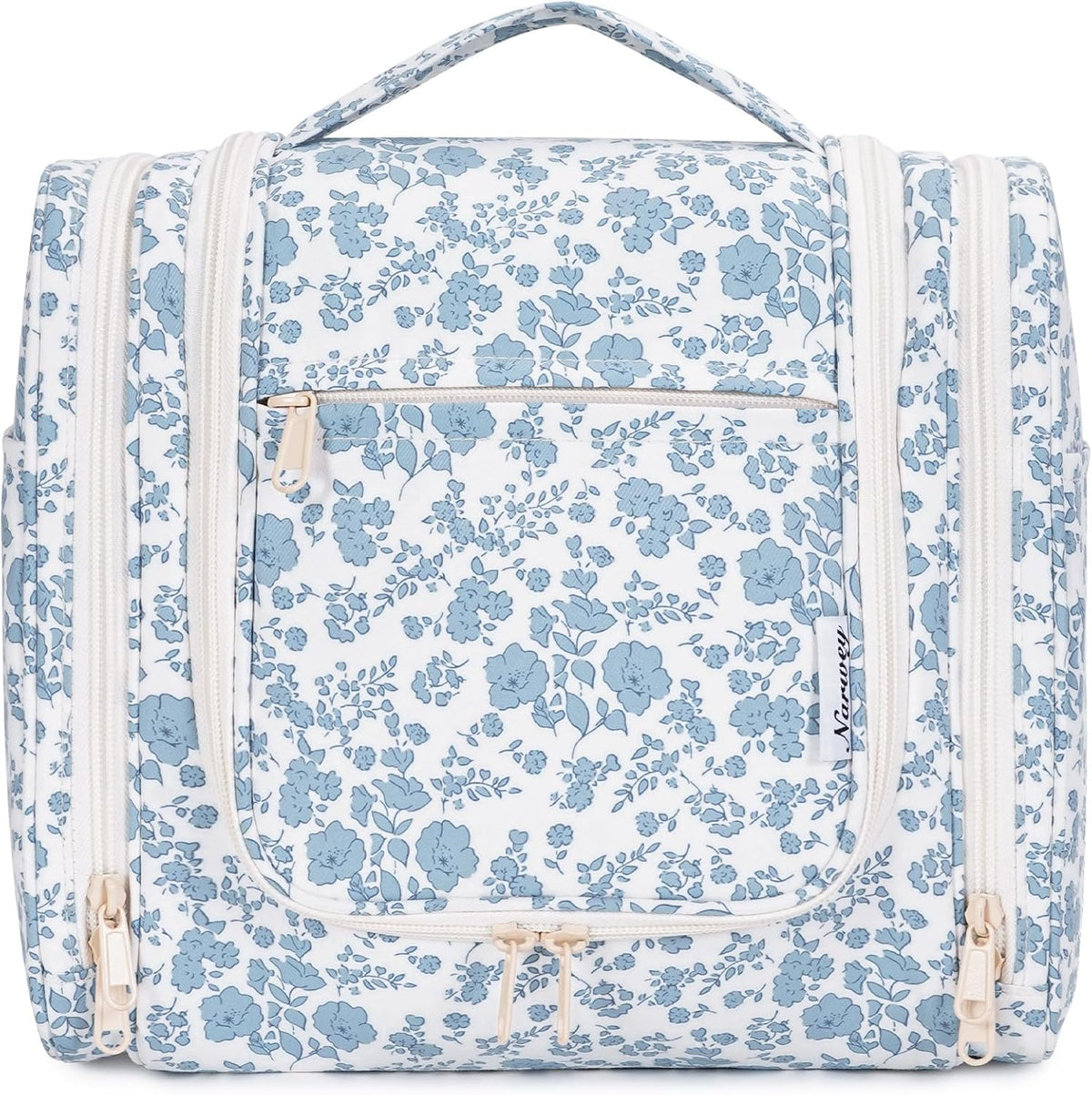 Narwey Hanging Toiletry Bag for Women Travel Makeup Bag Organizer Toiletries Bag for Cosmetics Essentials Accessories