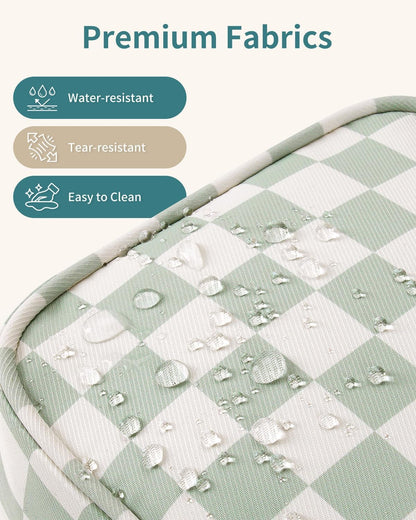 Narwey Travel Toiletry Bag for Women Traveling Dopp Kit Men Travel Bag for Toiletries Cosmetic Bag Makeup Bag Medicine Bag for Traveling (Black)