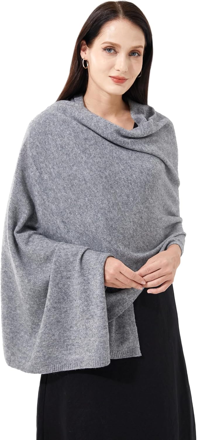Soft Cashmere Blend Wrap Chic Scarf Stole for Women Wayfarer Travel Extra Large 87"x28" - Colors B