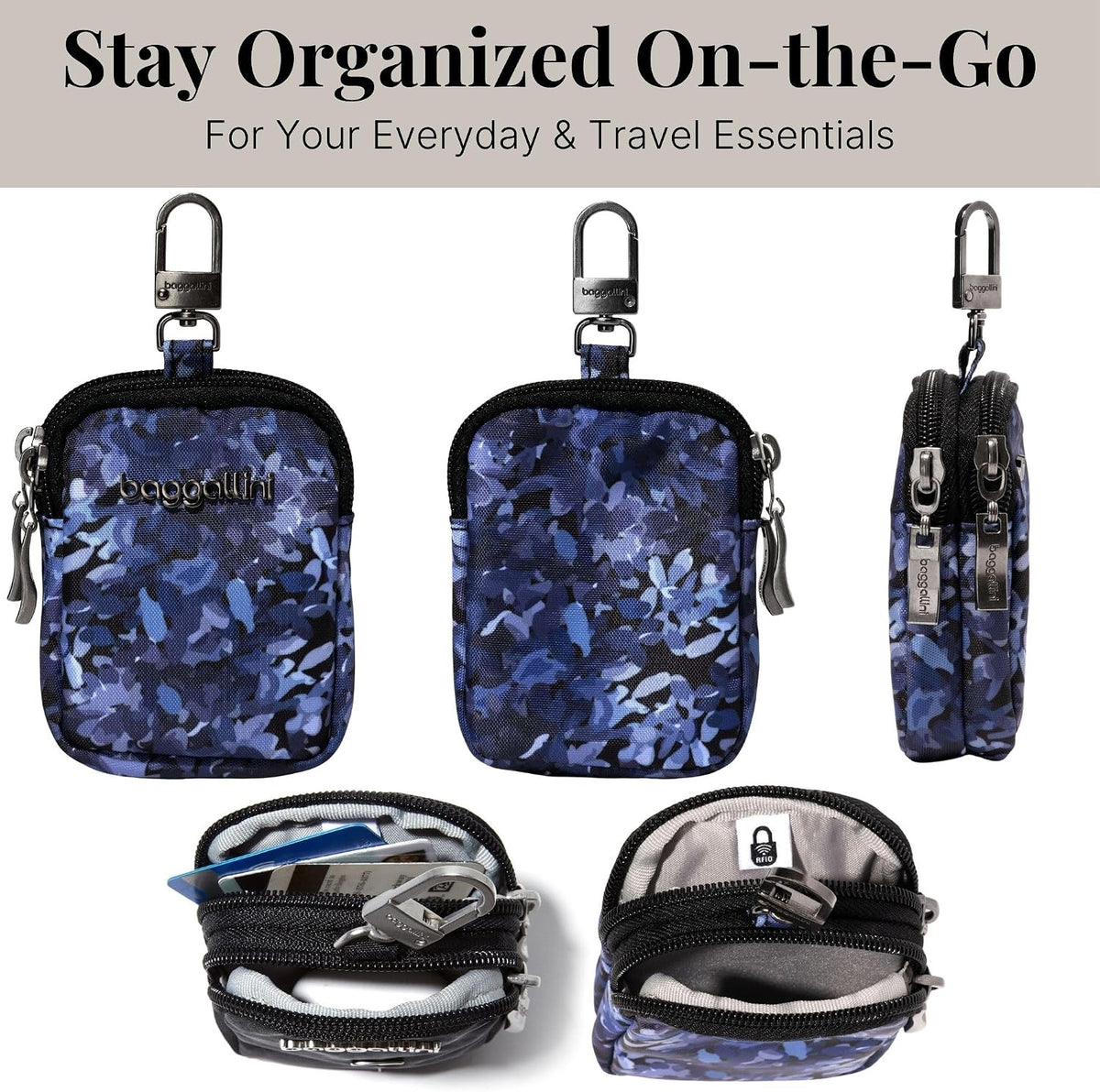 Baggallini womens On the Go Mini Pouch