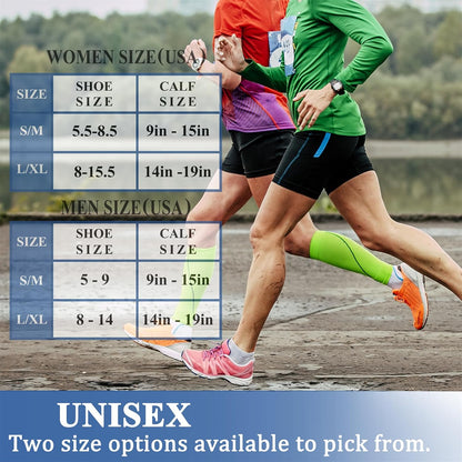 CHARMKING Compression Socks for Women & Men Circulation (8 Pairs) 15-20 mmHg Best Calf Socks Support for Athletic Cycling - Colors A