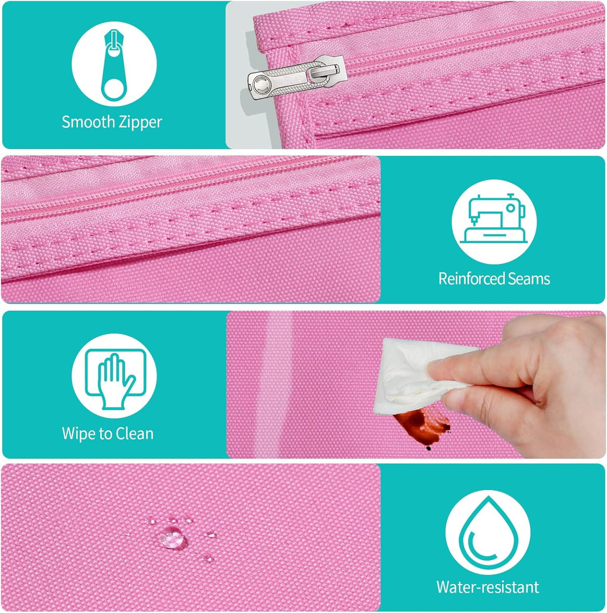 HIONXMGA TSA Approved Toiletry Bag, Set of 3 Clear Travel Toiletry Bag Quart Size Zipper Travel Pouch, Waterproof Makeup Cosmetic Bag for Women Men Kids Toiletries Carry on, Cacti A