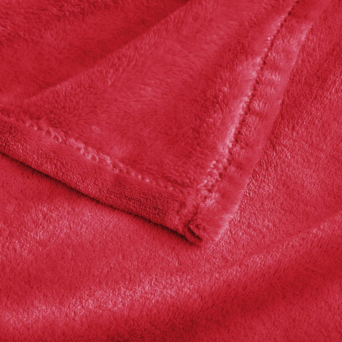 Fleece Blanket Soft Plush Throw for Couch Black 50"x60" - Colors A
