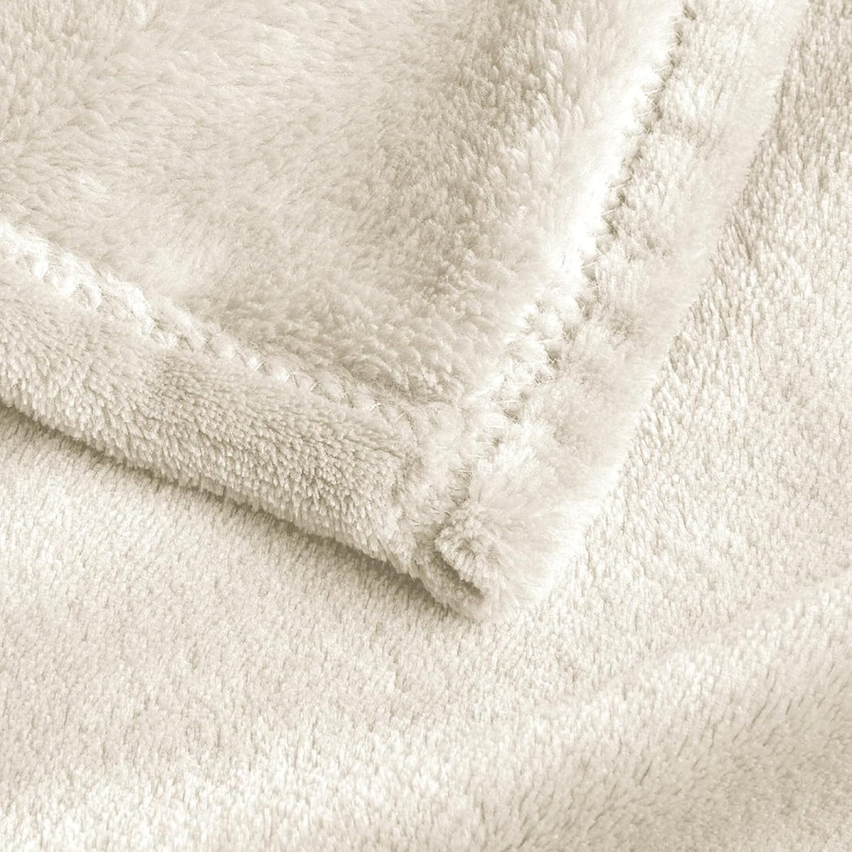 Fleece Blanket Soft Plush Throw for Couch Black 50"x60" - Colors A