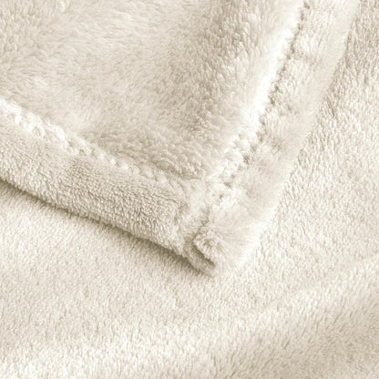 Fleece Blanket Soft Plush Throw for Couch Black 50"x60" - Colors A