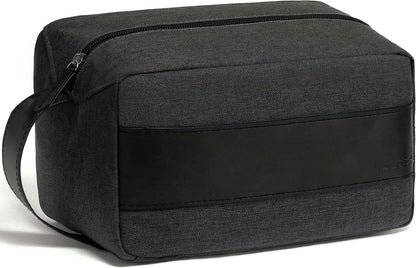 Vorspack Toiletry Bag for Men - Water Resistant Travel Bag for Toiletries, Accessories, Travel Essentials, Gifts - Black