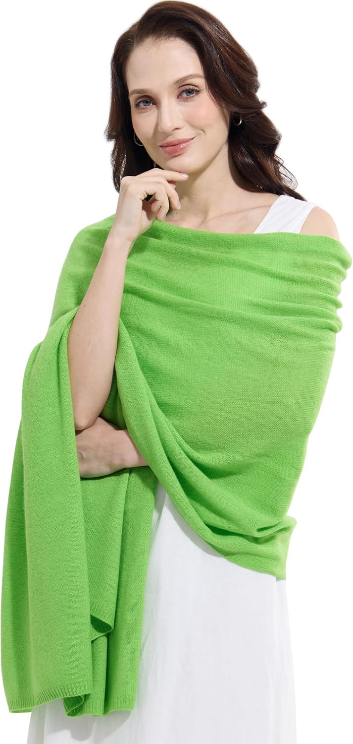 Soft Cashmere Blend Wrap Chic Scarf Stole for Women Wayfarer Travel Extra Large 87"x28" - Colors A