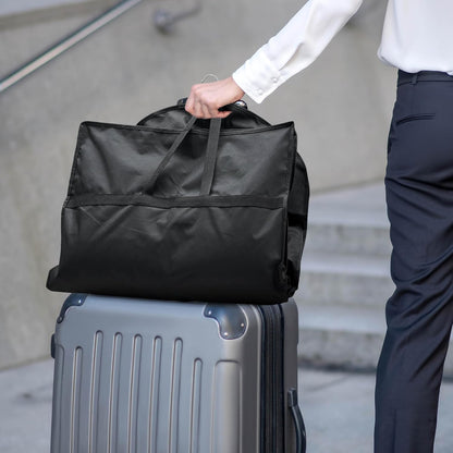 Lazebox 43" Travel Garment Bag with Accessories Zipper Pocket, Heavy Duty Suit Bag for Suits, Tuxedos, Dresses, Coats, Pink, 1 pack