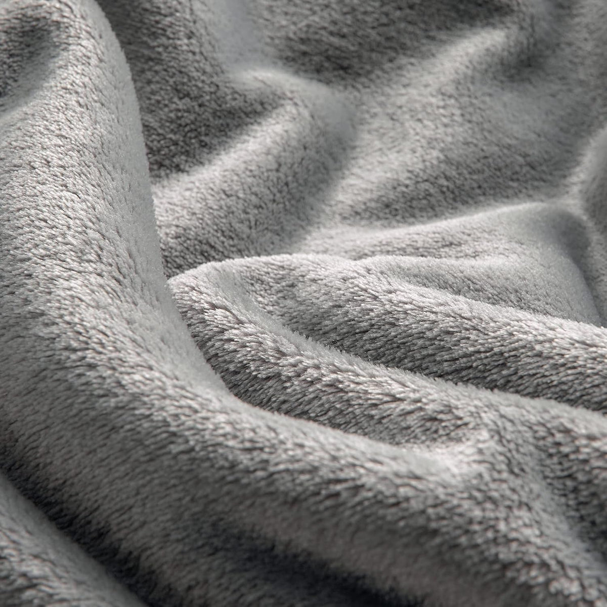 Fleece Blanket Soft Plush Throw for Couch Black 50"x60" - Colors A