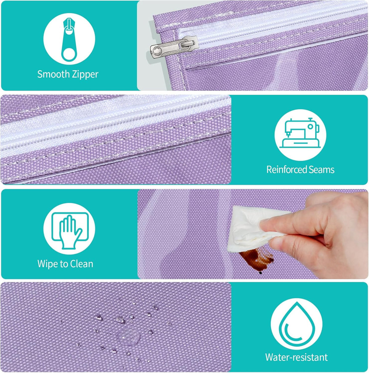 HIONXMGA TSA Approved Toiletry Bag, Set of 3 Clear Travel Toiletry Bag Quart Size Zipper Travel Pouch, Waterproof Makeup Cosmetic Bag for Women Men Kids Toiletries Carry on, Cacti A