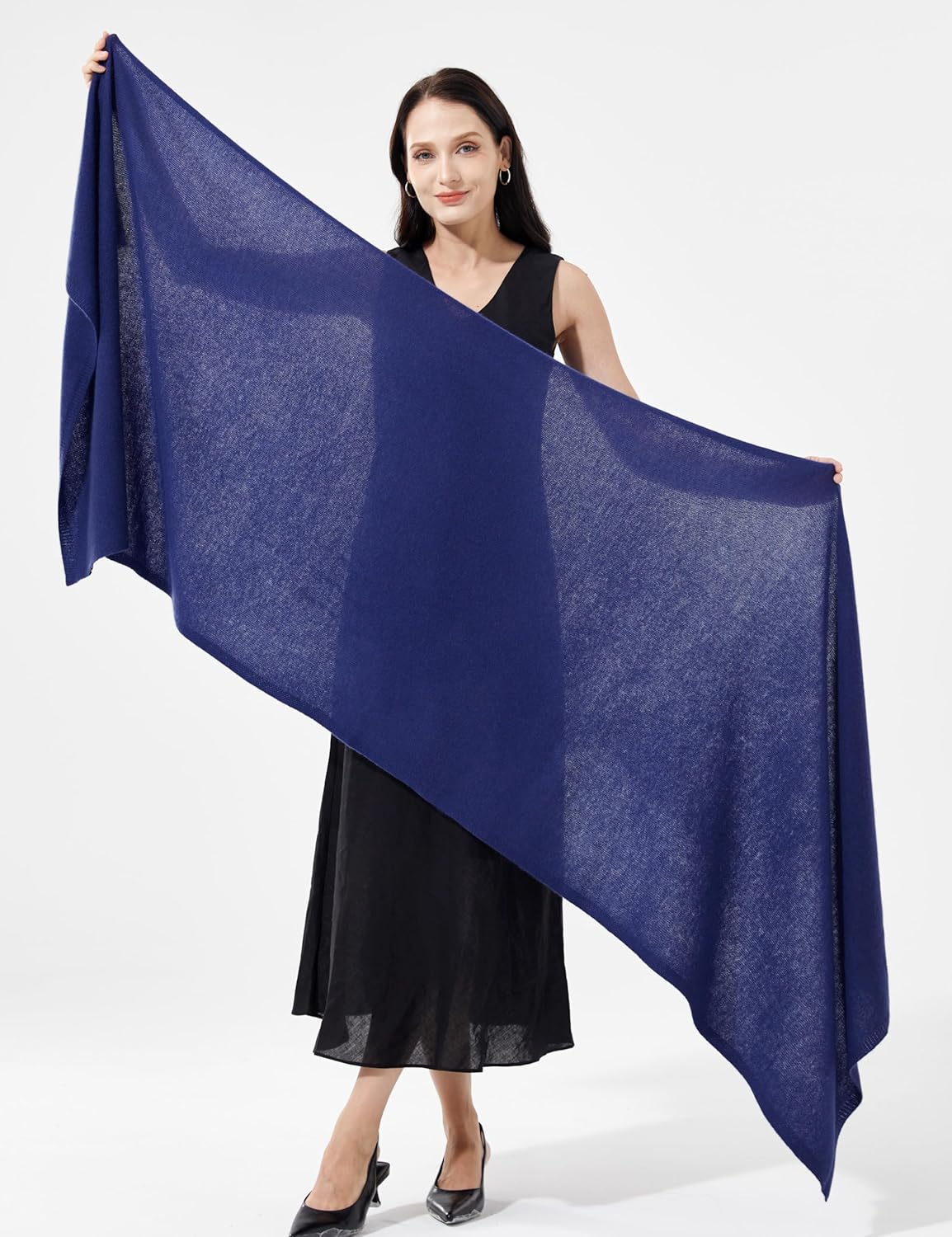 Soft Cashmere Blend Wrap Chic Scarf Stole for Women Wayfarer Travel Extra Large 87"x28" - Colors B